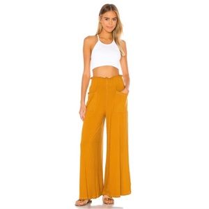 Free People Movement Blissed Out Pants in Gold